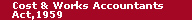 Cost & Works Accountants Act,1959